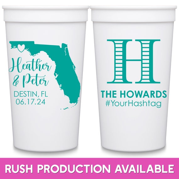 Wedding Cups Personalized Wedding Favors for Guests in Bulk