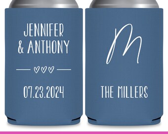 Wedding Can Coolers Wedding Favors for Guests in Bulk Classic Wedding Favor Ideas Wedding Monogram Wedding Party Gift for Wedding Guests 2A