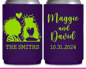 Halloween Wedding Favors for Guests in Bulk Gothic Bride and Gothic Wedding Decor Beetle Love Wedding Party Gift Goth Wedding Can Coolers 1A