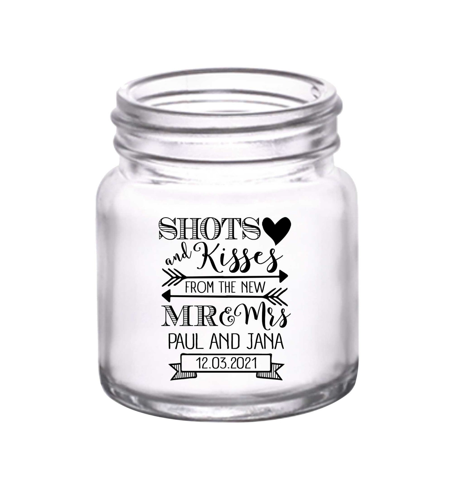 Rustic Wedding Favors Small Mason Jars Shot Glasses Custom Etsy