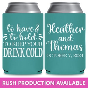 Wedding Can Coolers Wedding Favors for Guests in Bulk To Have To Hold Keep Drink Cold 1A Wedding Party Favors for Bridal Shower Gift Bags afbeelding 1
