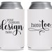 Custom Wedding Can Coolers Wedding Favors for Guests in Bulk Wedding Party Gift Wedding Monogram Wedding Favor Ideas Bridal Shower Gift Bags 