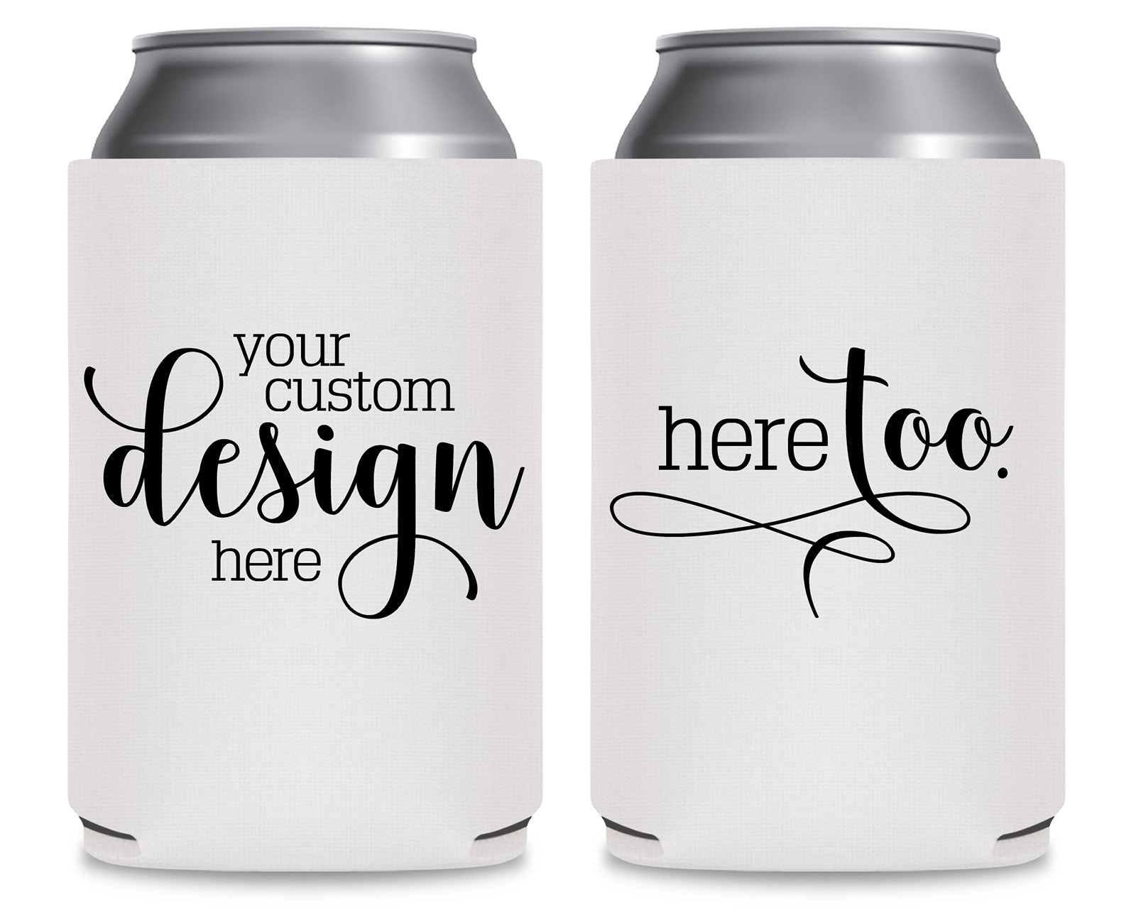 Wedding Can Coolers Unique Wedding Favors Bridesmaid Gift Etsy