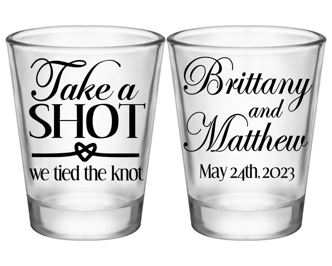 Wedding Shot Glasses Unique Wedding Favors for Guests in Bulk