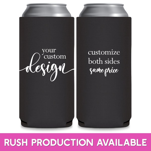 Custom Wedding Can Coolers Wedding Favors for Guests in Bulk Wedding Party Gift Slim Can Coolers Wedding Favor Ideas Bridal Shower Gift Bags