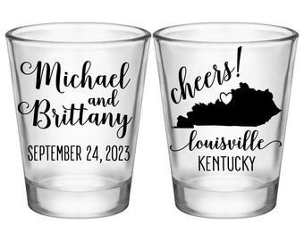 Wedding Shot Glasses With Map Destination Wedding Favors for Guests in Bulk Customized Shot Glasses Wedding Party Gift for Guests Cheers 2A2