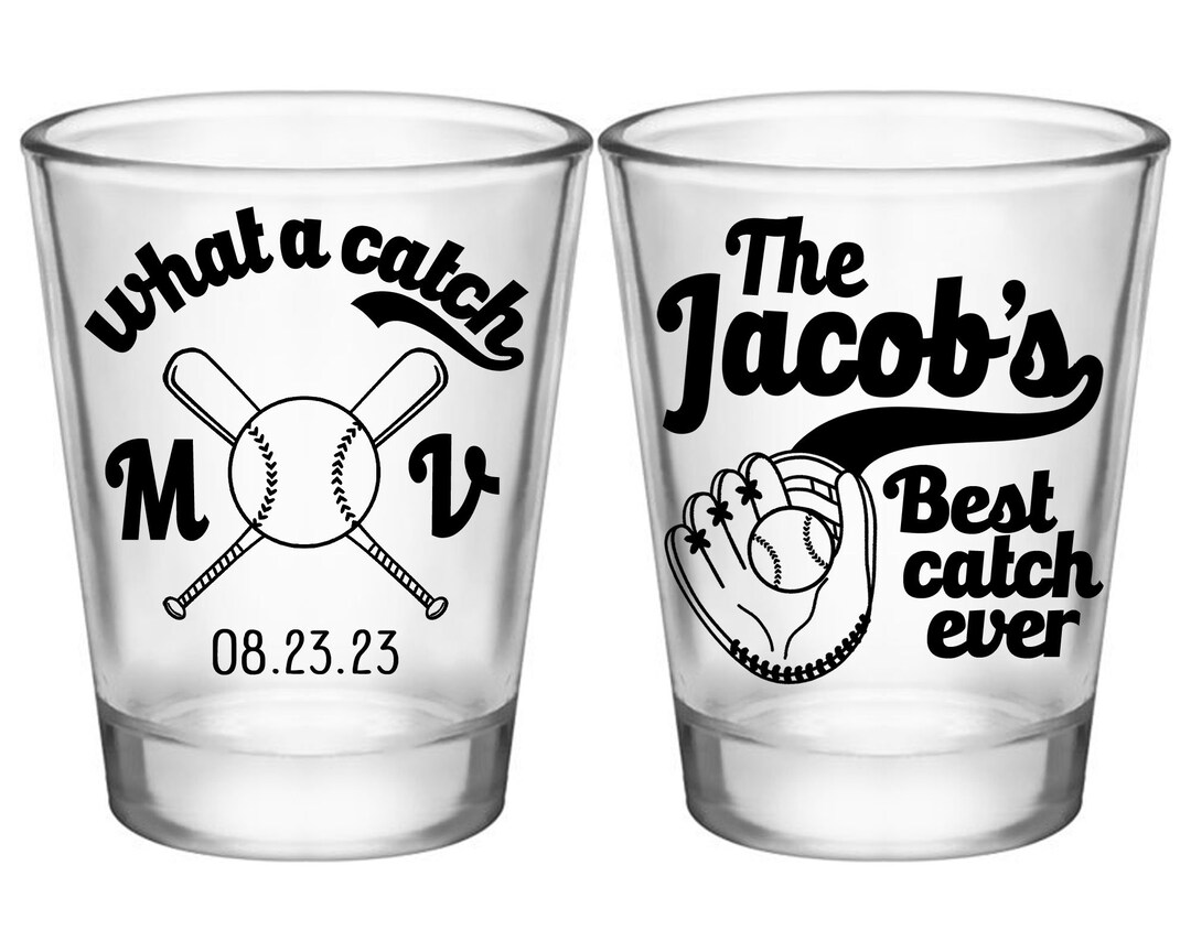 Baseball Wedding Favors for Guests in Bulk Custom Wedding Shot Etsy