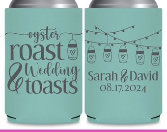 Oyster Roast Wedding Can Coolers Beach Wedding Favors for Guests in Bulk Wedding Gift Bag Rustic Wedding Favors Coastal Wedding Decor 1A