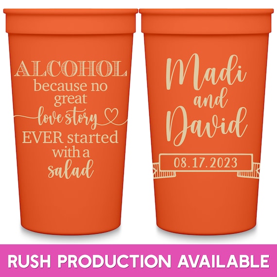 Wedding Cups Tinder Wedding Favors for Guests in Bulk Custom