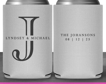 Wedding Can Coolers Minimalist Wedding Favors for Guests in Bulk Wedding Party Gifts Beer Can Holders Wedding Decor Basic Wedding Design 2A