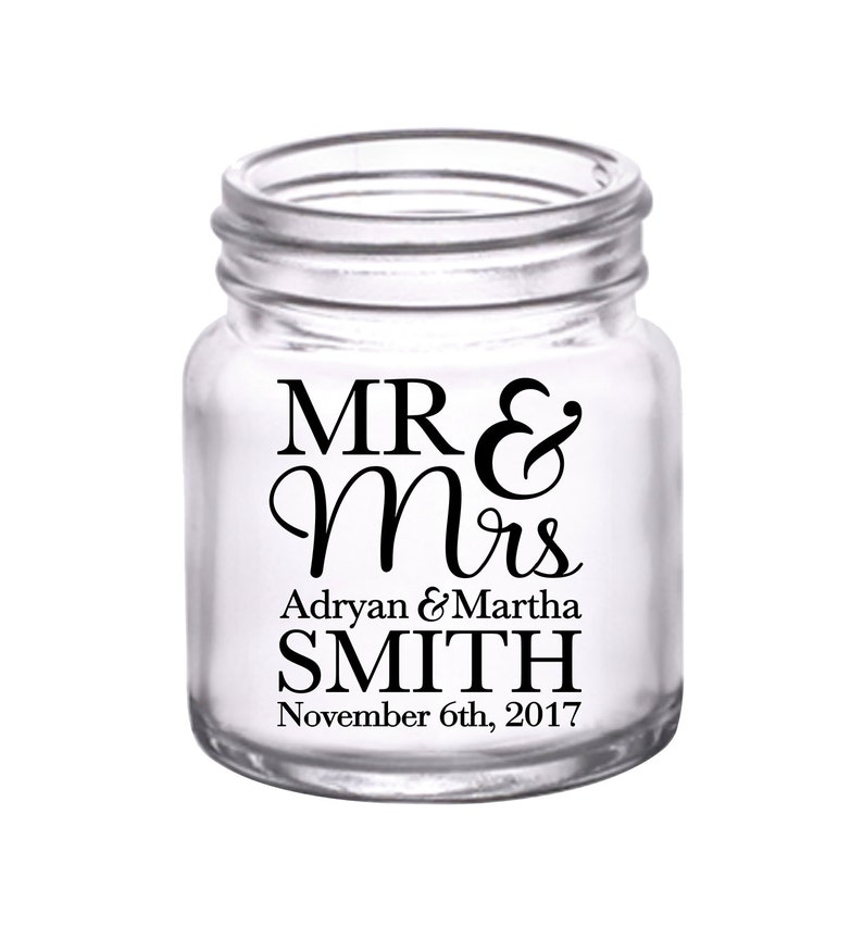 Rustic Wedding Favors Small Mason Jars Shot Glasses Custom Etsy