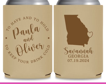 Wedding Can Coolers With Map Destination Wedding Favors for Guests in Bulk Wedding Favor Ideas To Have & To Hold Keep Your Drink Cold 3B