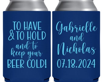 Wedding Can Coolers Wedding Favors for Guests in Bulk Wedding Favor Ideas To Have & To Hold To Keep Your Beer Cold 4A Wedding Party Gift Bag