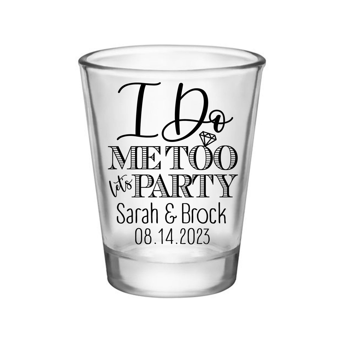 Wedding Shot Glasses Fun Wedding Favors for Guests in Bulk Etsy