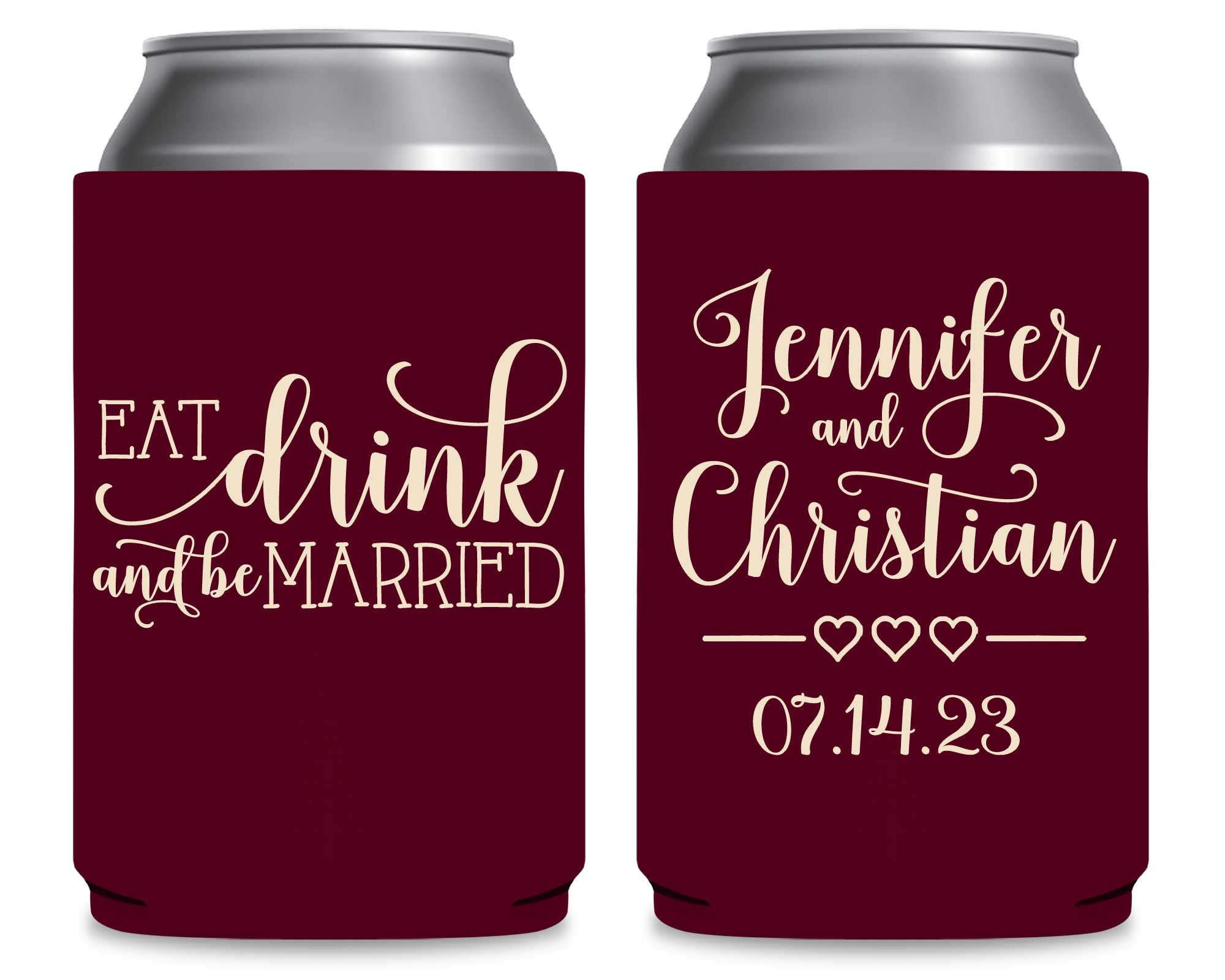 Wedding Can Coolers Wedding Favors for Guests in Bulk Wedding Etsy