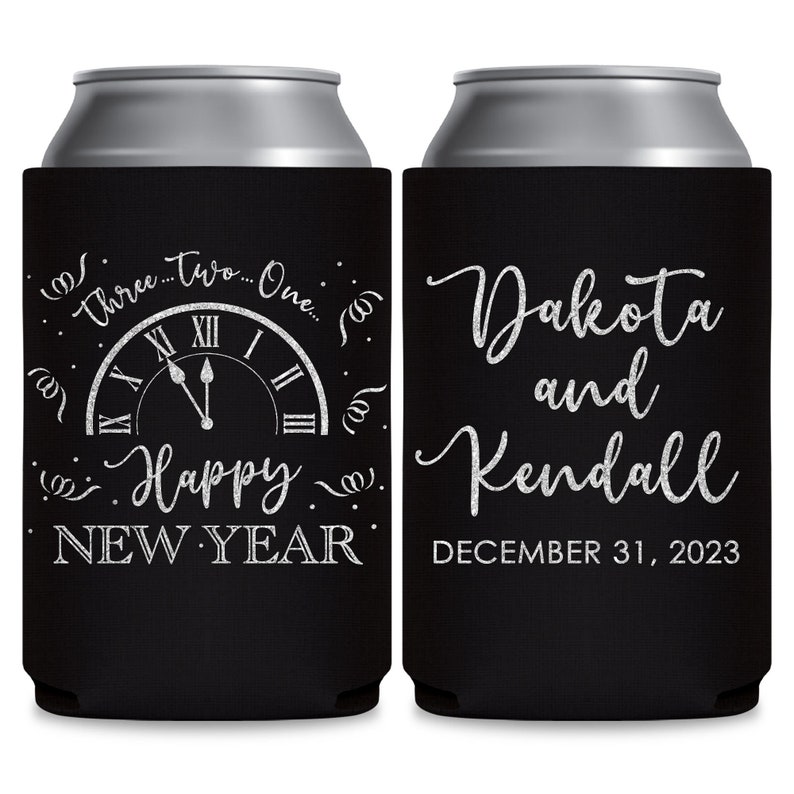 New Years Eve Wedding Countdown Wedding Favors for Guests Wedding Can Coolers Wedding Party Gifts for Wedding Guests Wedding Favor Ideas 2A Bild 2