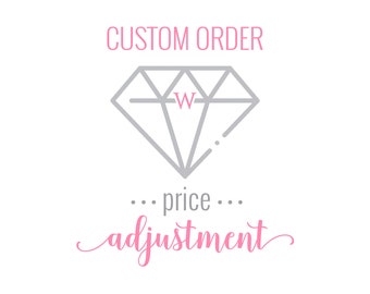 Custom Order Price Adjustment