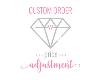 Custom Order Price Adjustment