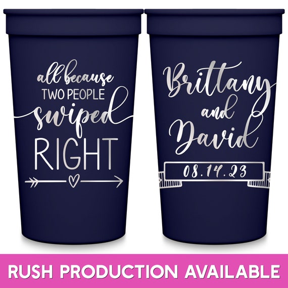 Wedding Cups Tinder Wedding Favors for Guests in Bulk Custom