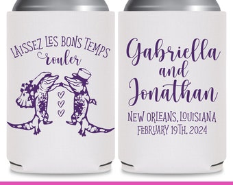 New Orleans Wedding Favors for Guests in Bulk Wedding Can Coolers New Orleans Bachelorette Party Gifts Laissez Les Bon Temps Rouler 1B