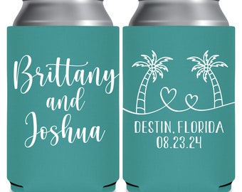 Wedding Can Coolers Beach Wedding Favors for Guests in Bulk Destination Wedding Favors Coastal Wedding Decor Cruise Wedding Favor Ideas 1A