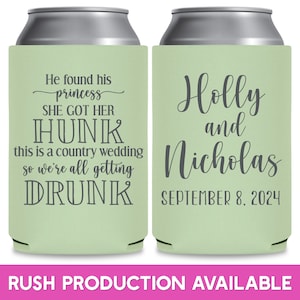 Wedding Koozies - Etsy