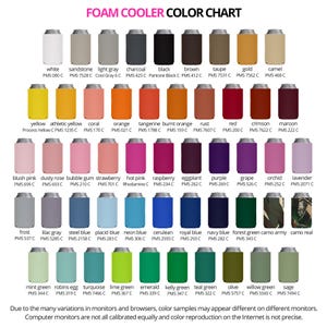 a color chart of different colors of a cell phone