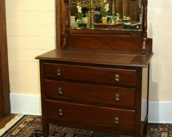 English Antique Dresser with 3 Drawers