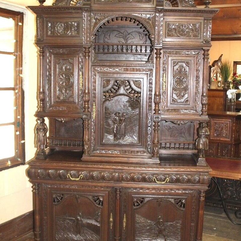 Antique Buffet - Etsy