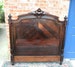 French Antique Carved Henry II Small Double Size Bed 