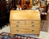 English Antique Early 19th Century Federal Style Front Drop Desk