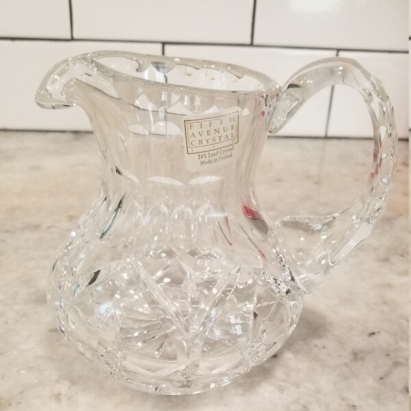 Fifth Avenue Crystal Vase Etsy