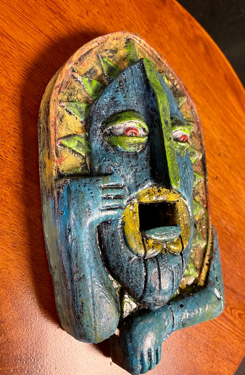 Tiki Mask with face inspired by Disney Enchanted Tiki Room and Trader Sam's Grog Grotto image 6