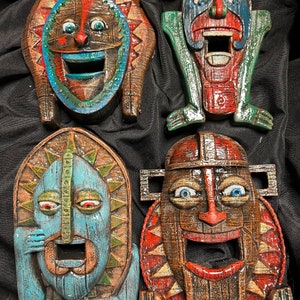 Tiki Mask with face inspired by Disney Enchanted Tiki Room and Trader Sam's Grog Grotto image 2