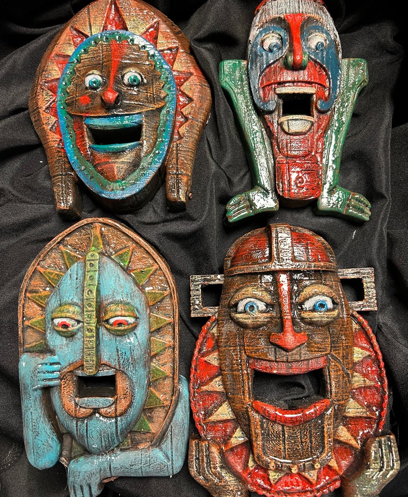 Tiki Mask with face inspired by Disney Enchanted Tiki Room and Trader Sam's Grog Grotto image 2