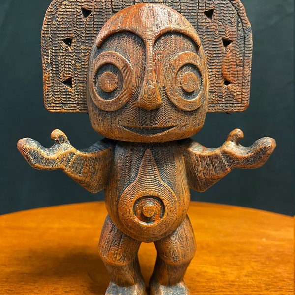 Tiki inspired by the Polynesian Resort and Tiki Room Great Holiday Christmas Gift 6.5 inches tall Decor