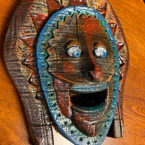 Tiki Mask with face inspired by Disney Enchanted Tiki Room and Trader Sam's Grog Grotto image 9
