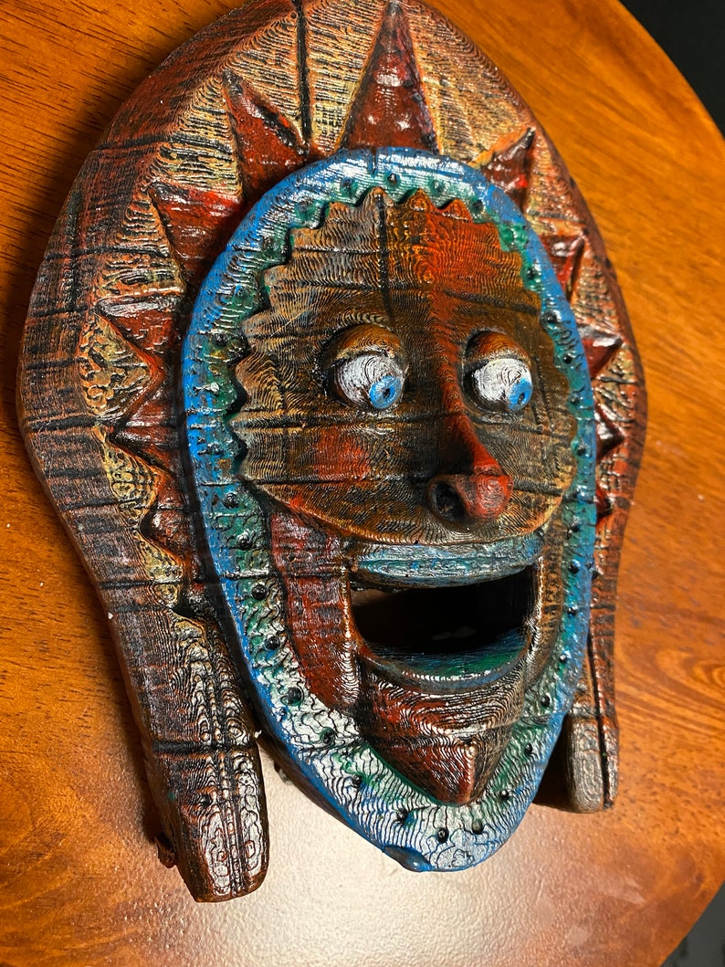 Tiki Mask with face inspired by Disney Enchanted Tiki Room and Trader Sam's Grog Grotto image 9