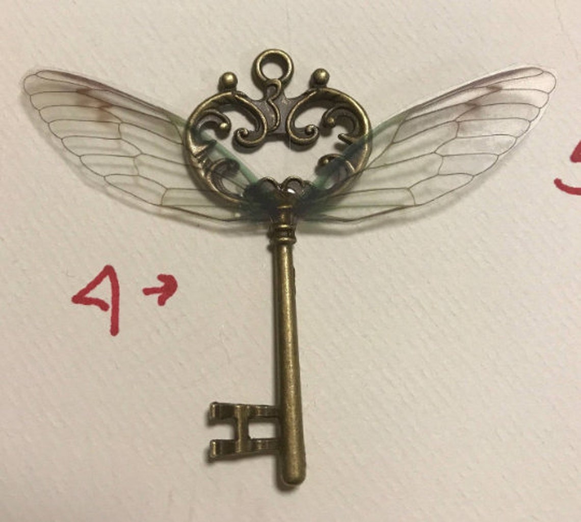 Flying Key Ornament inspired by Harry Potter with Howler | Etsy