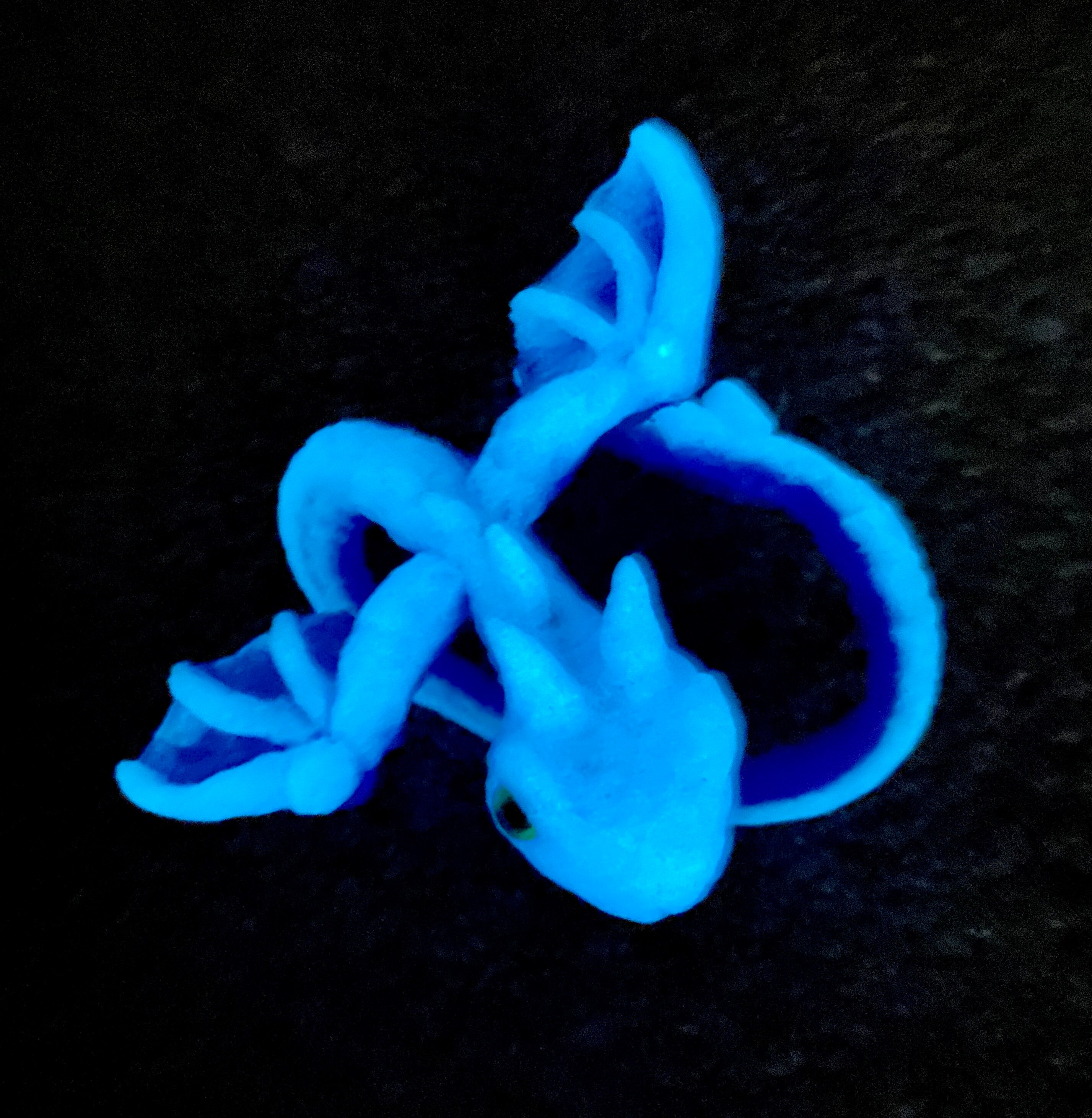 Dragon wrap bracelet glow and sparkle spring colors Etsy