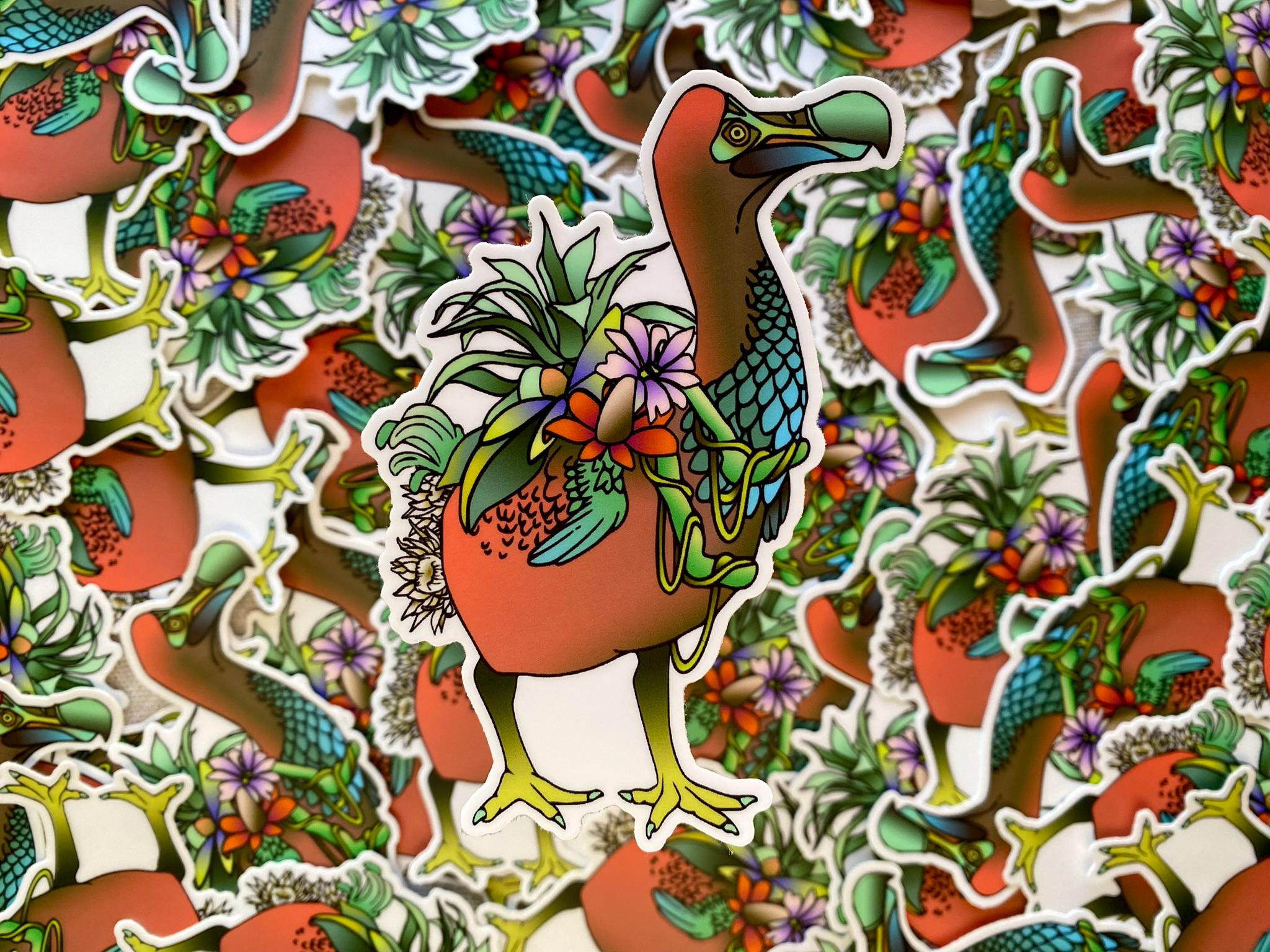 Dodo Sticker Dodo Vinyl Sticker - Etsy