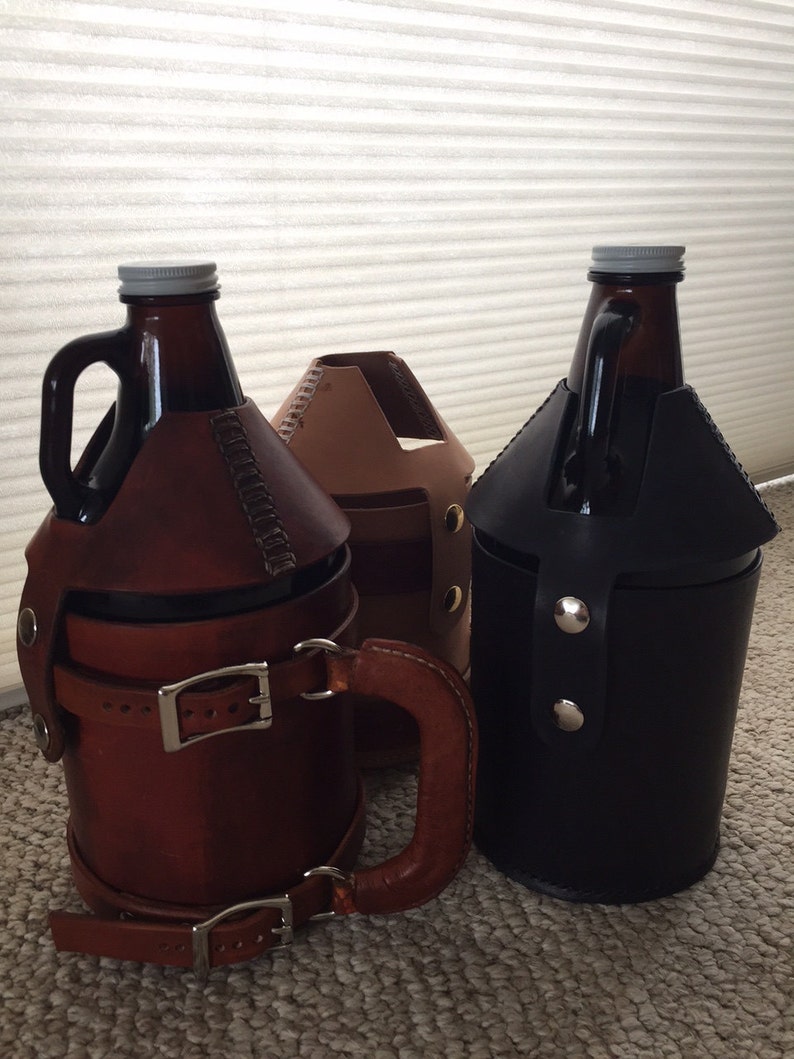 PATTERN for Leather Growler Holder and Beer Cooler 64 Oz Etsy