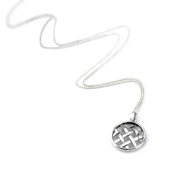 Weave Silver Necklace