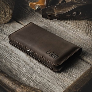 iPhone 14 wallet case for two phones iPhone 14 Pro Crazy Horse iPhone 13 mini Pro leather wool felt iPhone 13 Pro Max wallet SE card holder