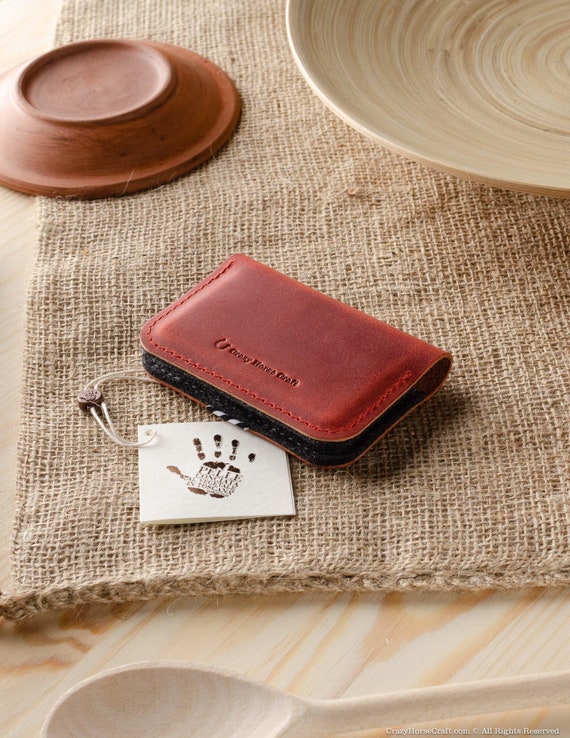 Leather Business & Credit Card Holder / Wallet