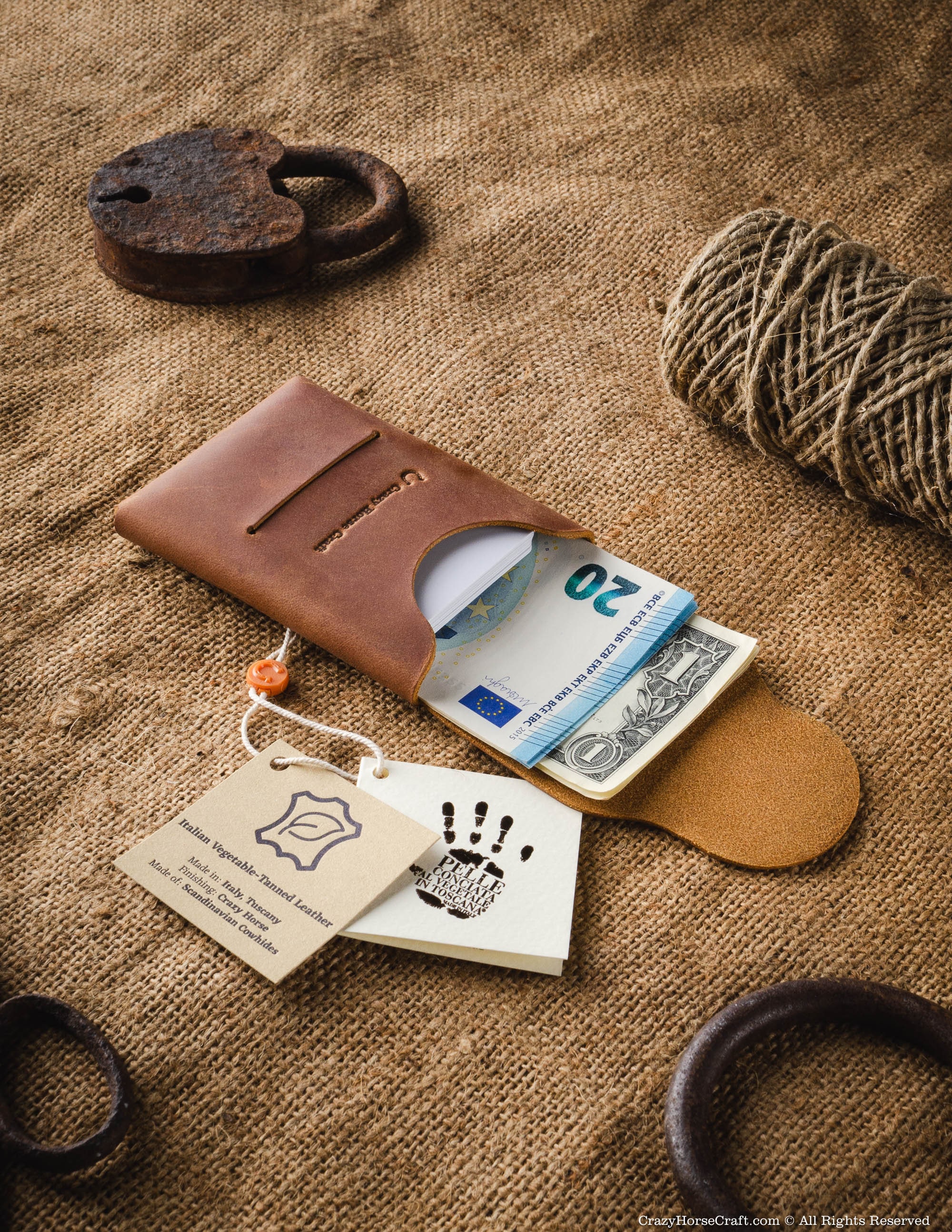 スリムレザーウォレット、ミニマリストカードホルダー、刻印入りパーソナライズウォレット、名刺ホルダー、メンズウォレット、彼女へのギフト、クレイジーホースレザー  - Etsy 日本