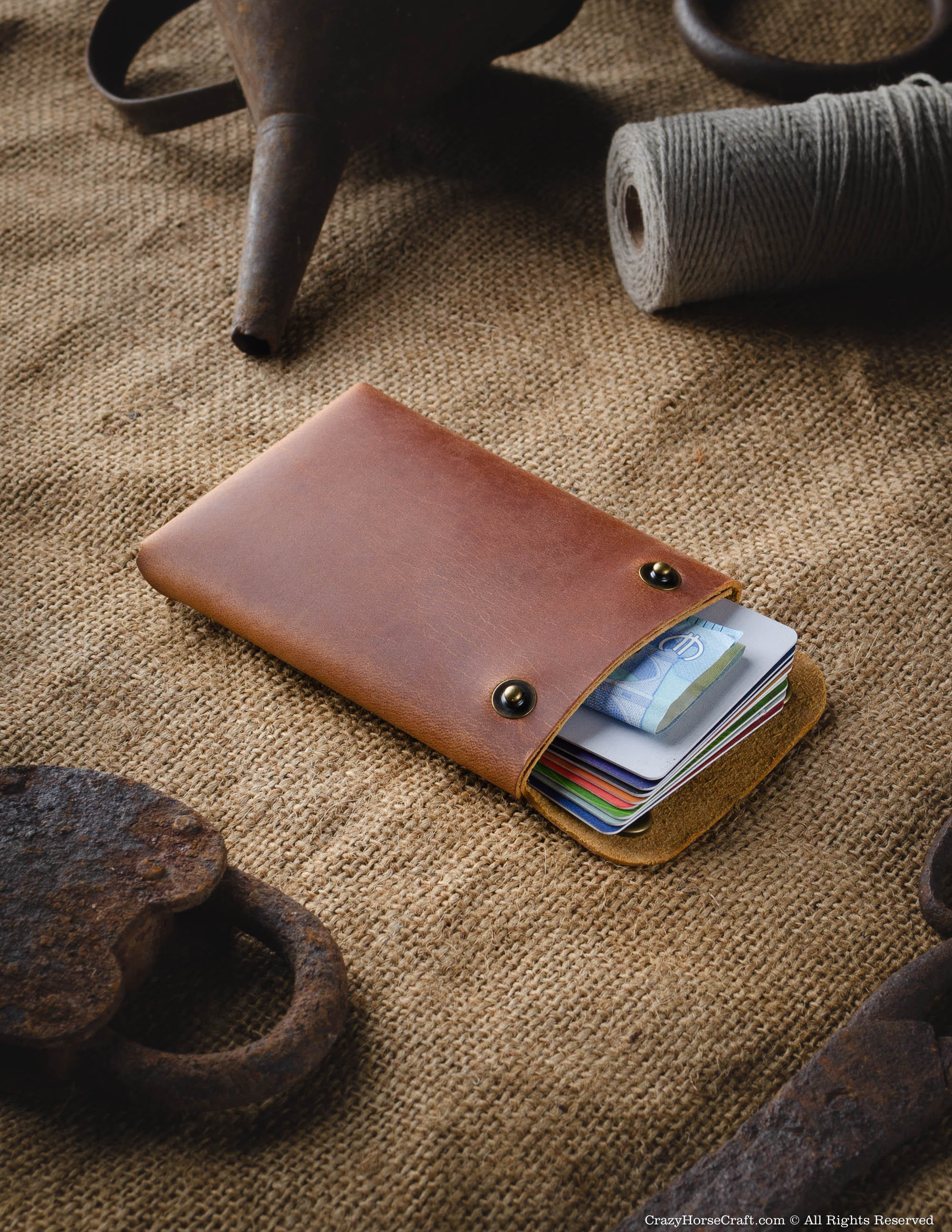 Billetera de cuero para hombre con soporte para tarjetas delgada billetera unisex para adultos clásica - Imagen 7 de 21