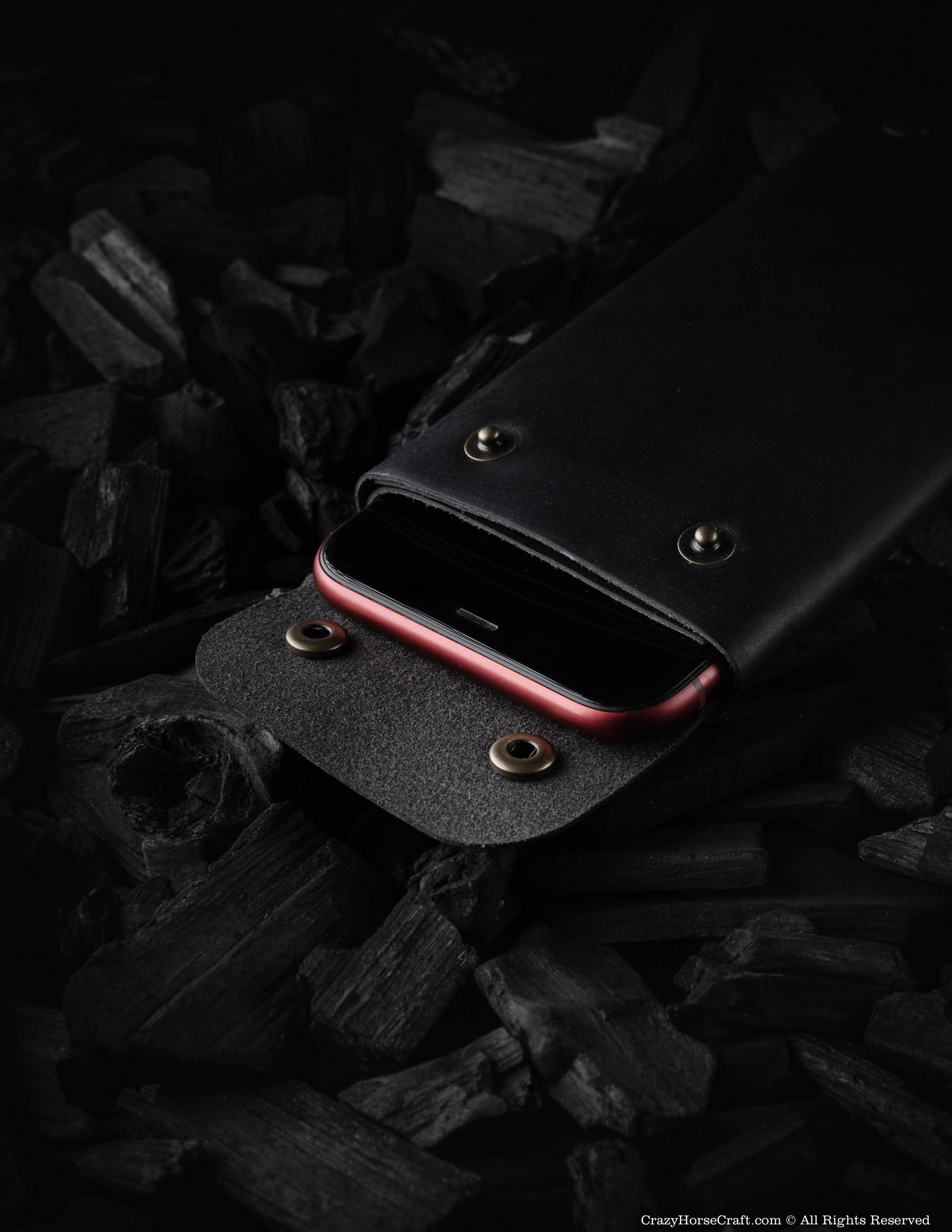 iPhone XR Funda Billetera iPhone XR Billetera Portatarjetas Única Cuero Negro - Imagen 5 de 161