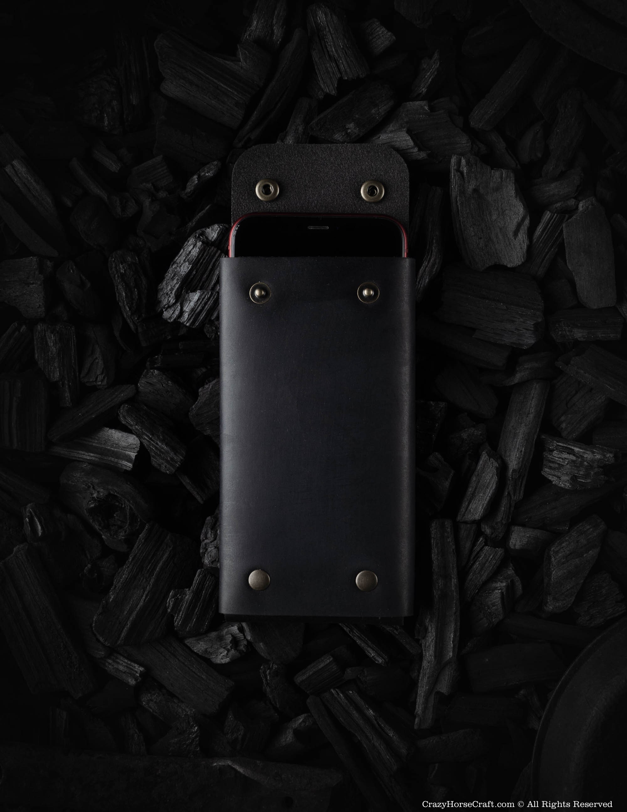 iPhone XR Funda Billetera iPhone XR Billetera Portatarjetas Única Cuero Negro - Imagen 6 de 161