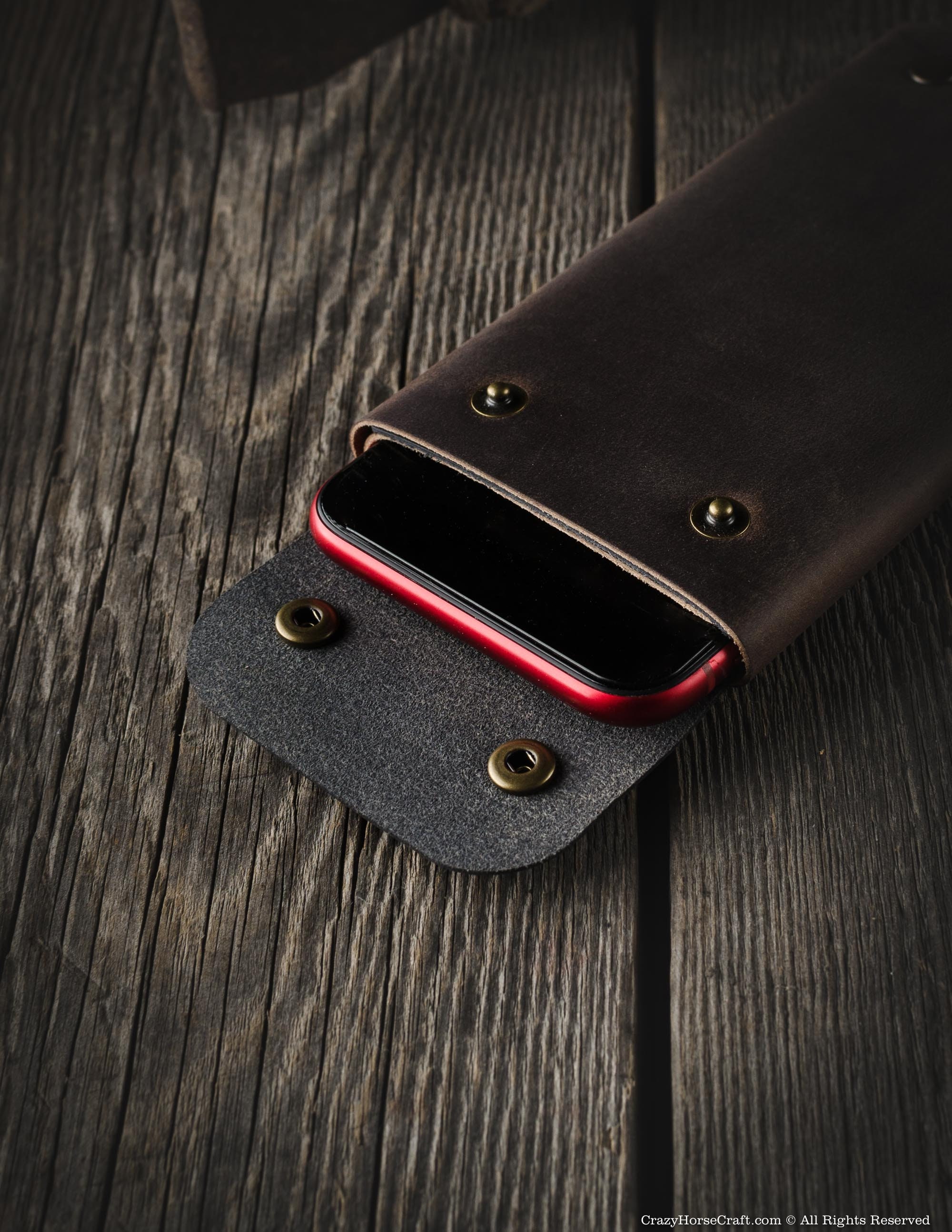 iPhone 12 Pro Geldbörse Halter braun Leder iPhone Se iPhone 12 Hülle - Bild 3 von 221